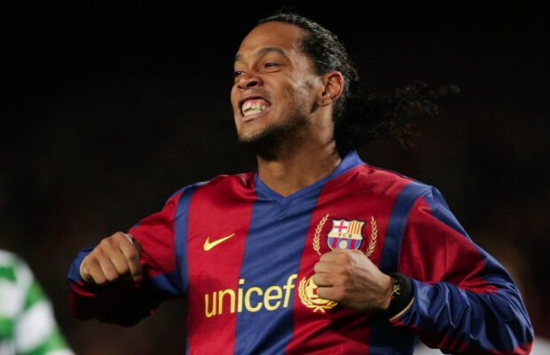 Ronaldinho en av spelarna som har sina egna finter