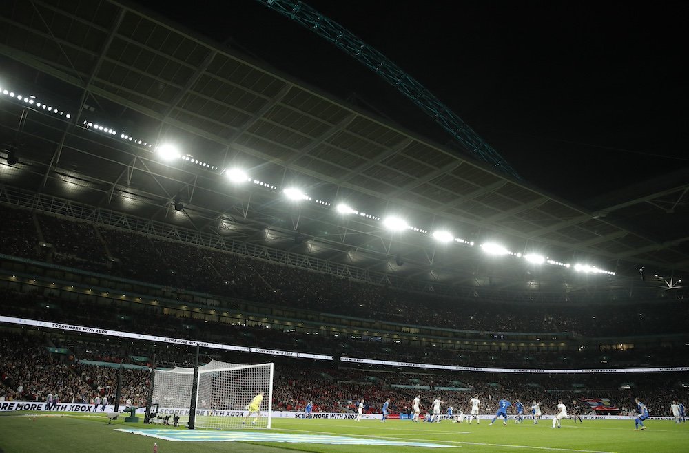 Wembley Stadium är Englands största fotbollsarena
