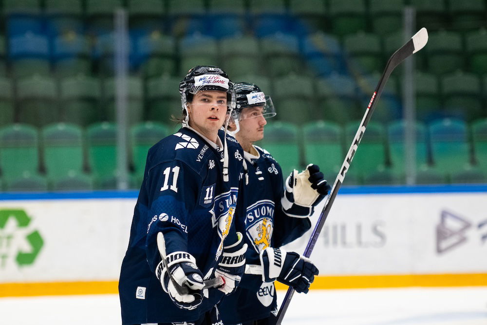 Finland JVM trupp 2024 hockey Finska JVM truppen Junior VM ishockey