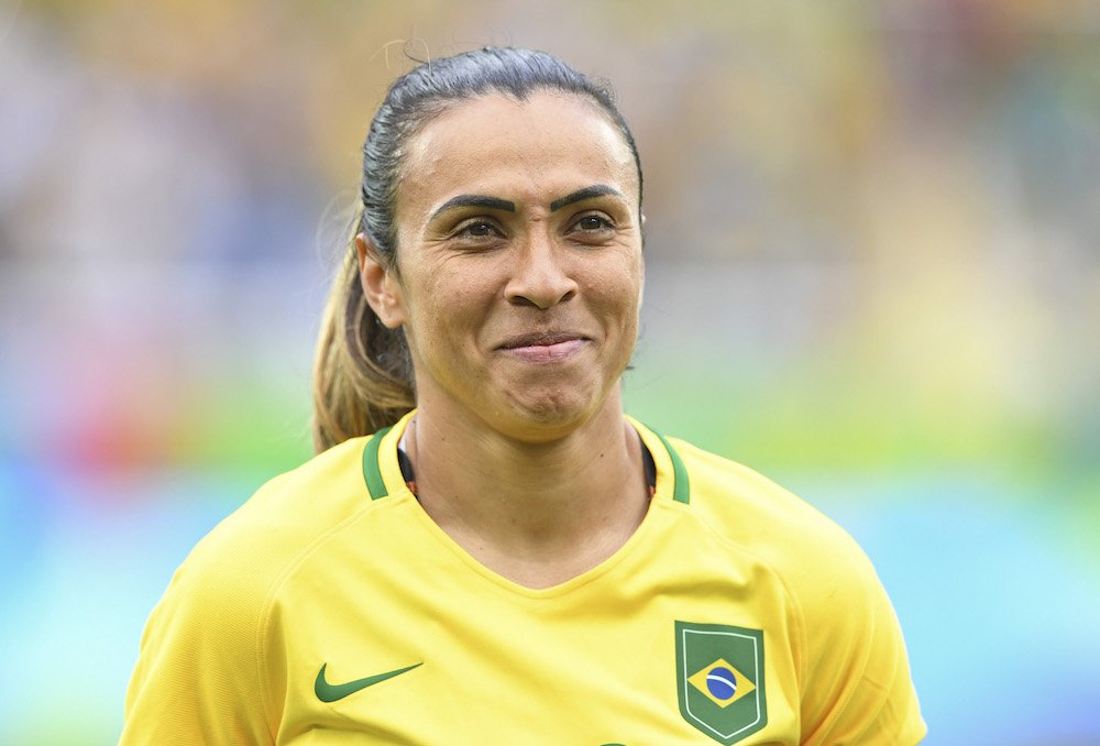 Marta är världens bästa damfotbollsspelare genom tiderna (Brasilien)