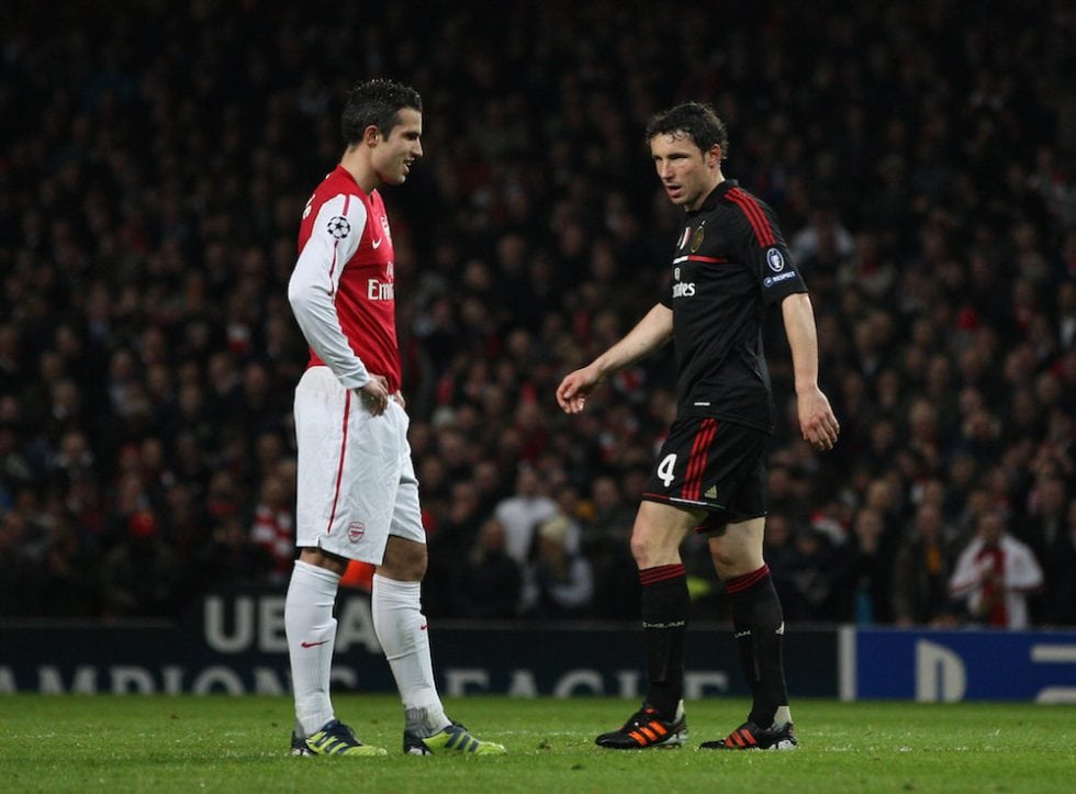 Fotboll, Champions League Arsenal v Milan