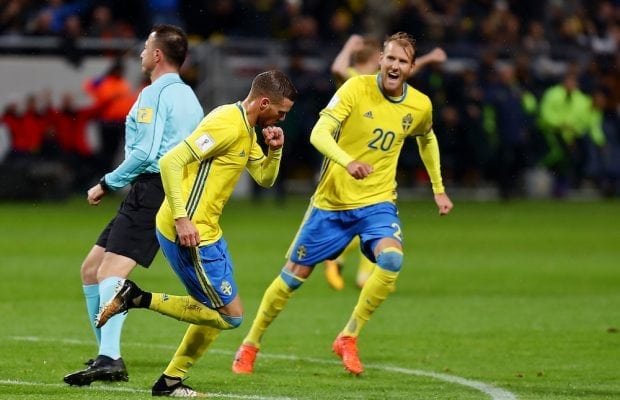 VIDEO: Ola Toivonen mål mot Chile (1-1) - Sverige - Chile 1-1, 2018-03-24
