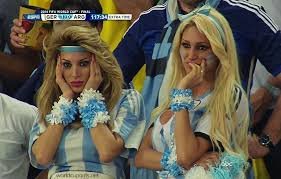 Argentinska kvinnliga fotbolls fans vm