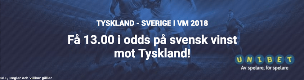 Speltips Sverige Tyskland - odds tips Sverige Tyskland, Fotbolls VM 2018!
