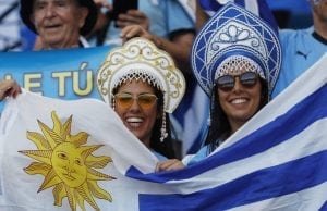 Uruguay kvinnliga fans vm