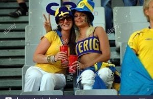 svenska kvinnliga fans fotbolls vm