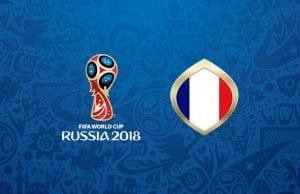 Odds på att Frankrike vinner fotbolls VM 2018