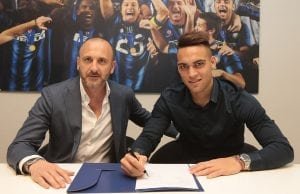 Officiellt Lautaro Martinez skriver på för Inter