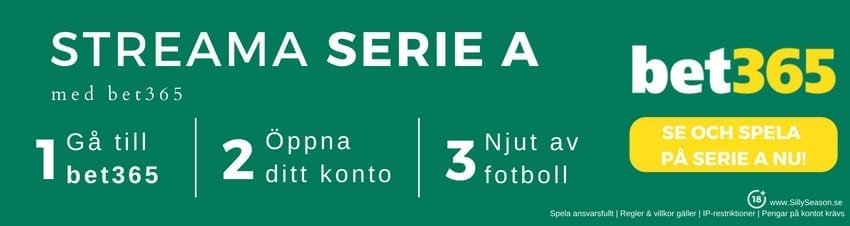 TV tider Serie A 2021/22 - Se och spela på Serie A gratis på svensk TV idag/ikväll 2021/2022!