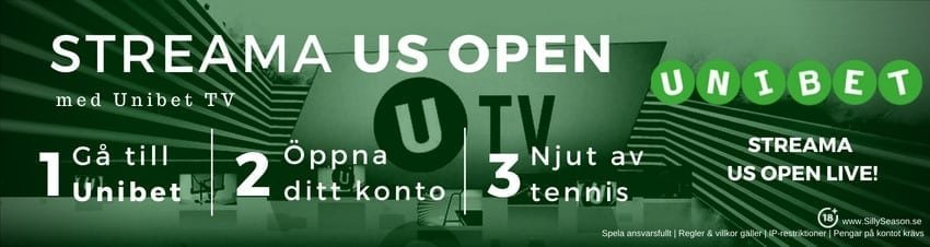 US Open tennis TV-tider - så kan du se US Open tennis på TV idag!