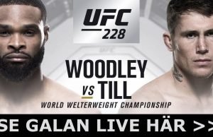 UFC 228 svensk tid & kanal- Woodley vs Till TV-kanal, sändning & tid Sverige