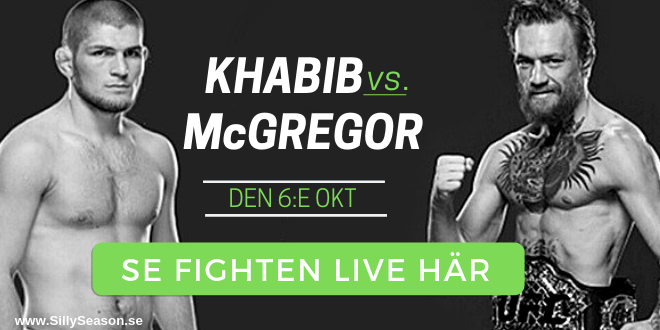 Conor McGregor Khabib Nurmagomedov TV Sverige - så kan du se McGregor Khabib på TV i Sverige!