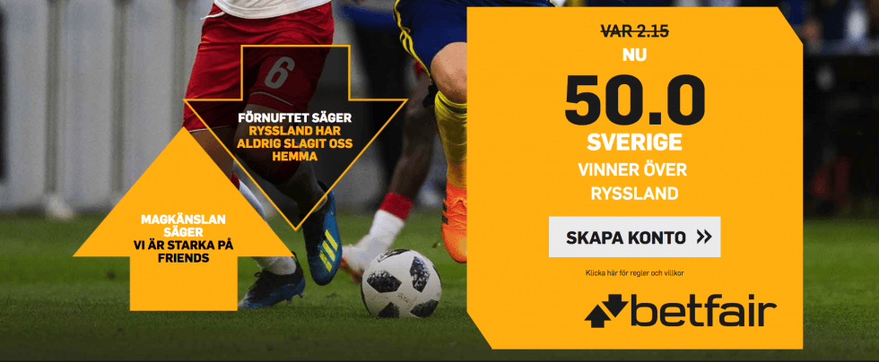 Speltips Sverige Ryssland - odds tips Sverige Ryssland, Nations League!