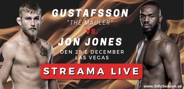 Alexander Gustafsson vs Jon Jones live stream gratis? Streama UFC 232 live!