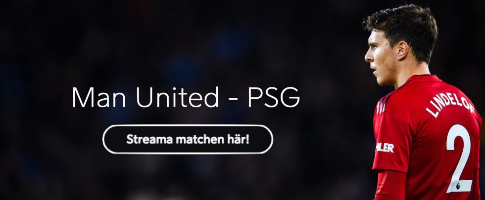 Manchester United PSG Vilken kanal