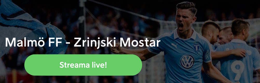 Malmö FF Zrinjski Mostar TV kanal: vilken kanal visar Malmö FF Mostar på TV?