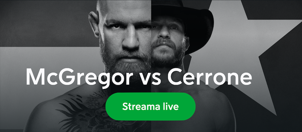 Se Connor McGregor vs Cowboy Cerrone tid: vilken tid börjar UFC 246 fight svensk TV?