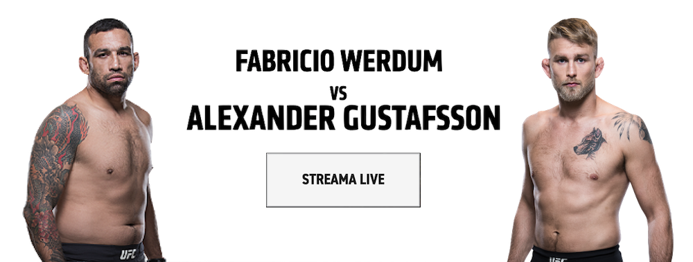 Se Alexander Gustafsson vs Fabricio Werdum tid: vilken tid börjar UFC on ESPN svensk TV?