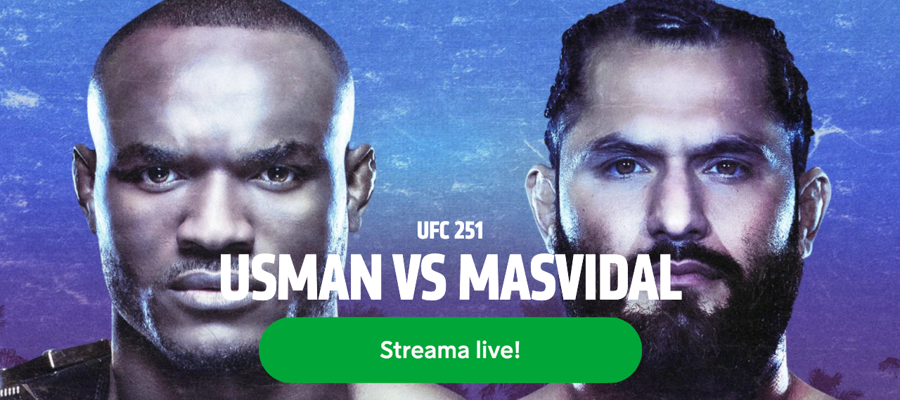 Se Usman vs Masvidal stream gratis live? UFC 251 fight live inatt!