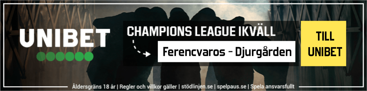 Djurgården Ferencvaros stream Champions League 2020