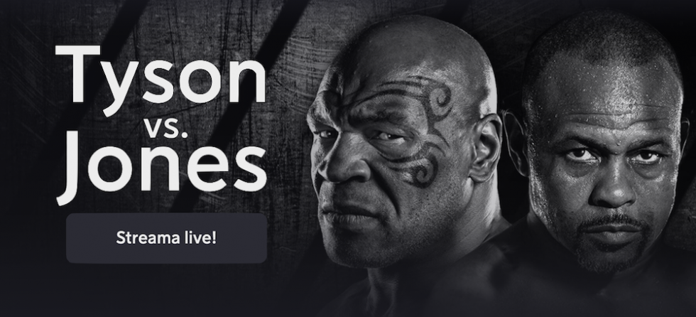 Se Mike Tyson vs Roy Jones stream gratis live? Tyson Jones boxning live inatt!