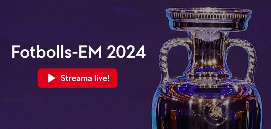 EM 2024 TV-tider - TV-kanal & tid alla matcher i fotbolls EM 2024!