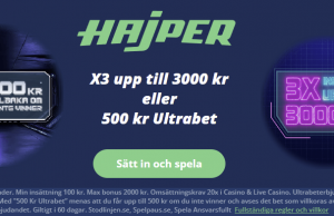 Hajper Ultrabet bonus