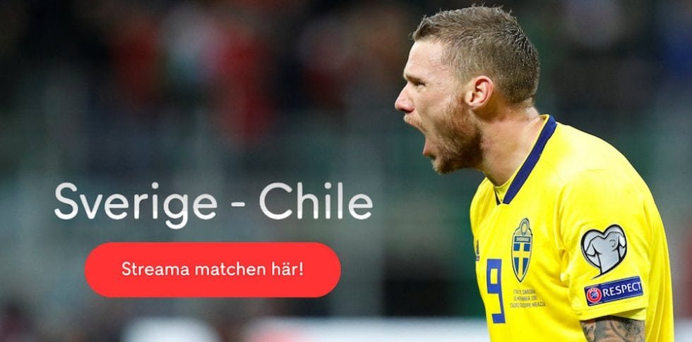 Sverige Chile TV kanal - vilken kanal visar Sverige Chile på TV? + TV-tider!