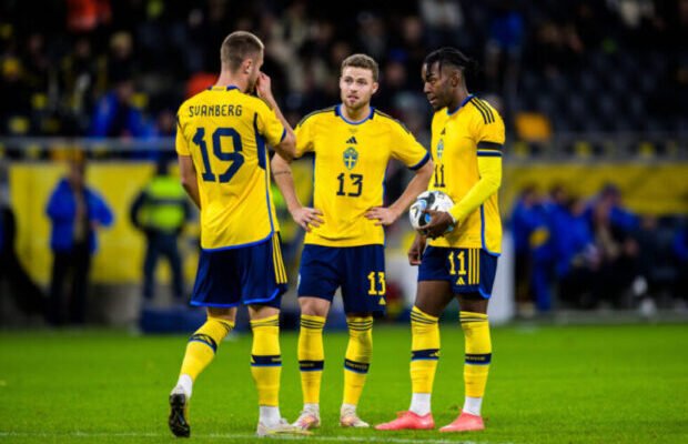 TV-tider Sverige vs Belgien EM-kval 2023 - vilken tid spelar Sverige mot Belgien ikväll