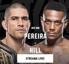 Se Pereira Hill stream gratis live? UFC 300 fight live inatt!